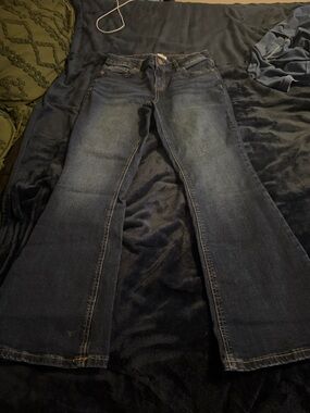 Maurices Dark Blue Flare Jeans